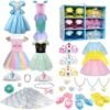 Meland Princess Dress Up Clothes for Girls 3-8 Year Old, Pri...