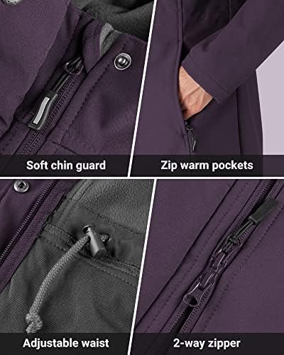 Outdoor Ventures Women's Lightweight Waterproof Fleece Lined...