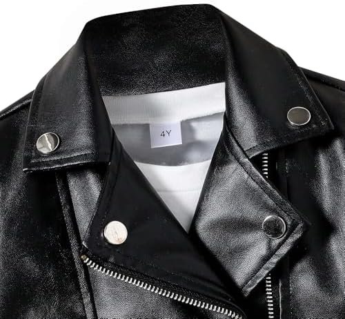 Toddler Girls Motorcycle Leather Jacket - A Piece of Zipper ...