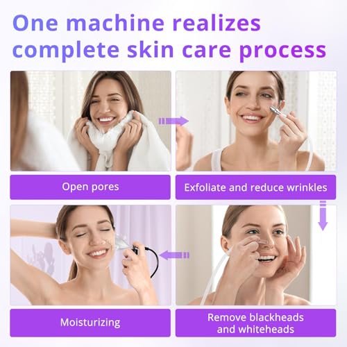 Diamond Microdermabrasion Machine Professional, 3 in 1 Derma...