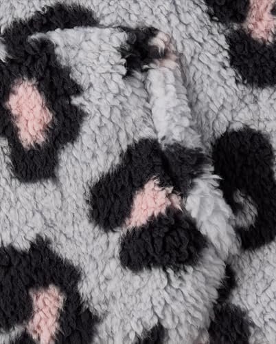 The Children's Place Girls' Cozy Sherpa Quarter-Zip Jacket