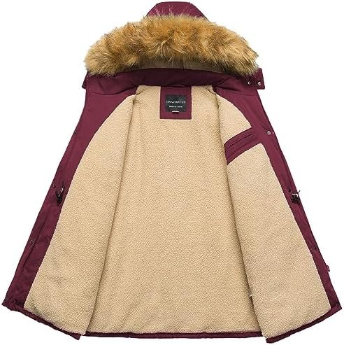 CREATMO US Women's Plus Size Winter Coats Warm Parka Jackets...