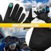 ihuan Winter Waterproof Ski Gloves Men Women, Snow Warm Cycl...