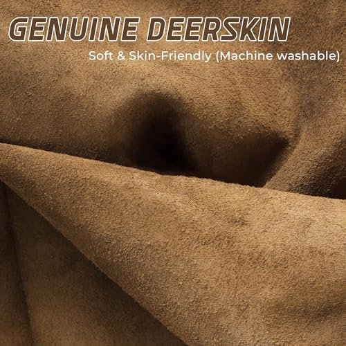 HLDD HANDLANDY Kids Leather Work Gloves, Kids Gardening Glov...