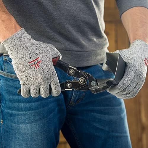 SAFEAT Cut Resistant Work Gloves for Men and Women - Protect...