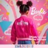 Barbie Girls Bomber Jacket, Zip-Up Bomber Jacket for Girls, ...