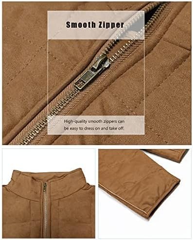 ETCYY Women's Causal Lightweight Quilted Jackets Long Sleeve...