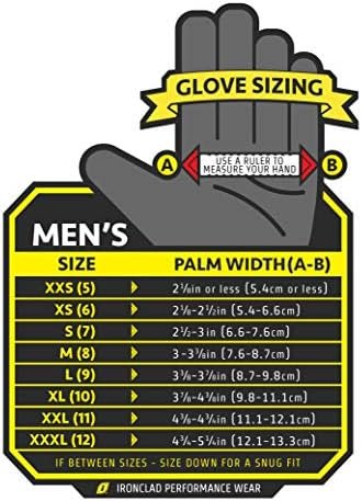 Ironclad General Utility Work Gloves GUG, All-Purpose, Perfo...