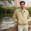 LONDON FOG Men's Auburn Zip-Front Golf Jacket (Regular & Big...