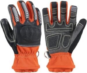 HANDLANDY FireFighter Rescue Extrication Gloves, Heat Resist... HANDLANDY FireFighter Rescue Extrication Gloves, Heat Resist...