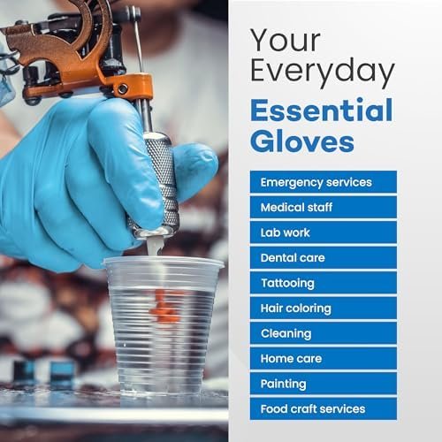 Dealmed Nitrile Exam Gloves - Powder-Free, Latex-Free, Dispo...
