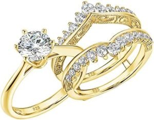 Wuziwen Vintage Wedding Ring Guard Enhancers Engagement Ring... Wuziwen Vintage Wedding Ring Guard Enhancers Engagement Ring...