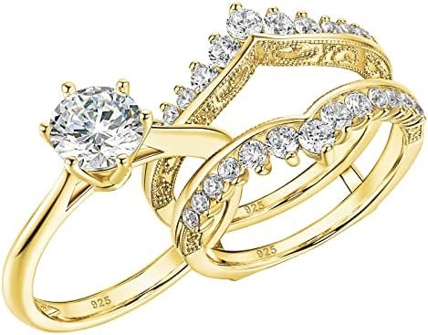 Wuziwen Vintage Wedding Ring Guard Enhancers Engagement Ring...