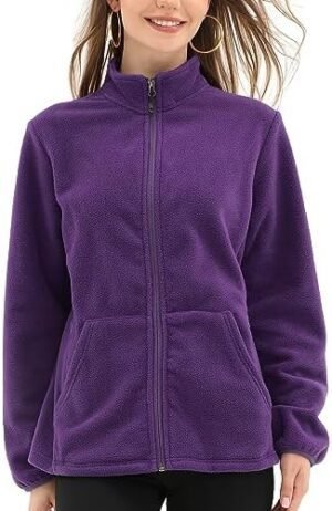 Argstar Women's Fleece Jacket with 6 Pockets (XS-2XL) Argstar Women's Fleece Jacket with 6 Pockets (XS-2XL)