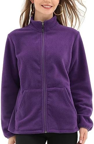 Argstar Women's Fleece Jacket with 6 Pockets (XS-2XL)