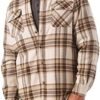 Wrangler Authentics Men's Long Sleeve Sherpa Lined Shirt Jac...