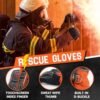 HANDLANDY FireFighter Rescue Extrication Gloves, Heat Resist...