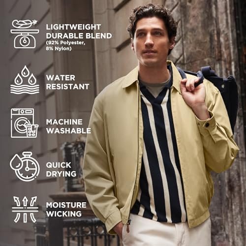 LONDON FOG Men's Auburn Zip-Front Golf Jacket (Regular & Big...