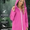 Avoogue Rain Jacket Women Waterproof Lightweight Raincoat Li...