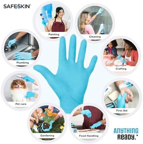 SAFESKIN Disposable Nitrile Gloves in POP-N-GO Pack (50 or 2...