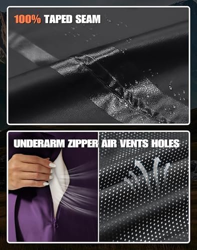 Pioneer Camp Women's Rain Jacket with Hood Waterproof Windbr...