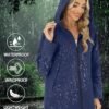 Avoogue Rain Jacket Women Waterproof Lightweight Raincoat Li...
