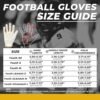 HANDLANDY Bundle - 2 Pairs of Youth Football Gloves, Sticky ...