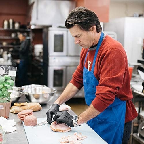 X3 Black Nitrile Disposable Industrial-Grade Gloves 3 Mil, L...