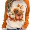 Womens Fall Funny Sweatshirt Cute Graphic Printed Autumn The...