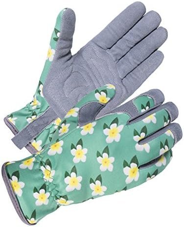 SKYDEER Women's Gardening Gloves - Genuine Deerskin Suede, U...