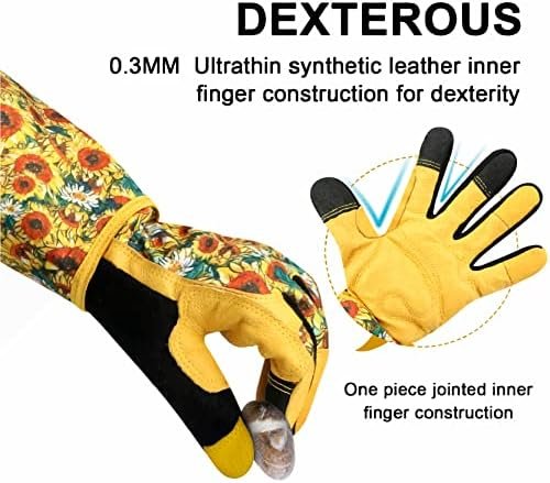 Gardening Gloves for Women and Men, Thorn Proof&Puncture Res...