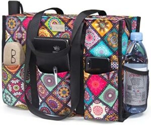 TOPDesign Utility Water Resistant Tote Bag with 13 Pockets, ... TOPDesign Utility Water Resistant Tote Bag with 13 Pockets, ...