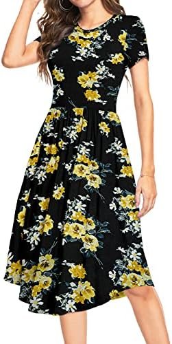YUNDAI Womens Dress Mini Casual Loose Short Sleeve Polka Dot... YUNDAI Womens Dress Mini Casual Loose Short Sleeve Polka Dot...