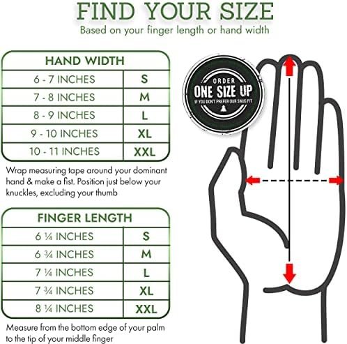 Pine Tree Tools Bamboo Garden Gloves for Women & Men - Multi...