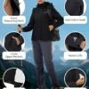 Pioneer Camp Women's Rain Jacket with Hood Waterproof Windbr...