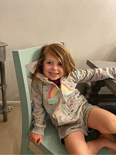 Baby Girl Zip-up Jacket Rainbow Unicorn Cotton Hoodie Sweats...