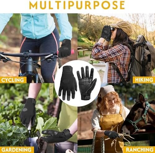 HANDALNDY Horse Riding Gloves, Equestrian Gloves Adult Kids ...