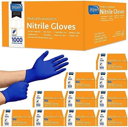 Inspire Nitrile Exam Gloves | The Original Quality Stretch N...