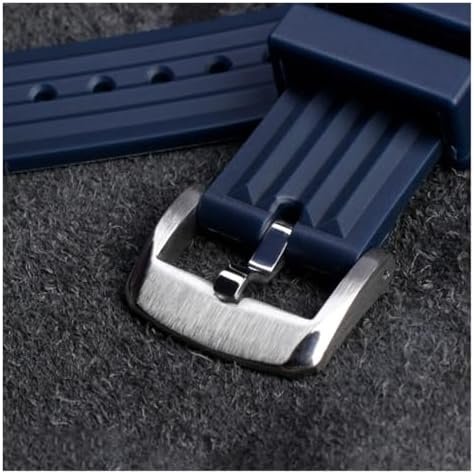 Silicone Watch Strap Sport Diving Rubber Longer Men‘s Wrist ...