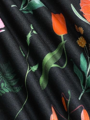 CIDER Floral Knitted Long Sleeve Top