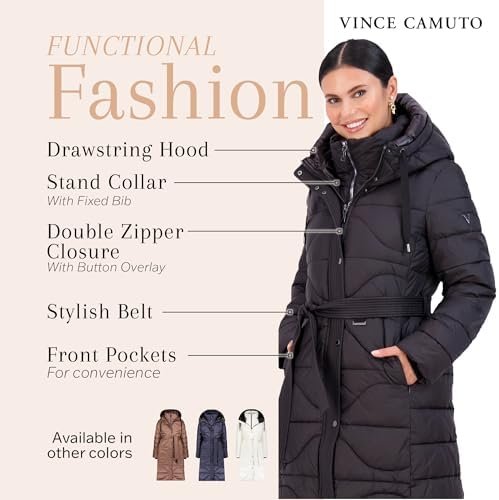 Long Puffer Coat Women, Long Coat Women Winter, Women's Coat...