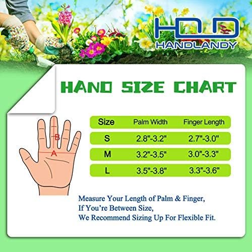 HANDLANDY Bundle - 2 Pairs of Long Pigskin Leather Pruning G...