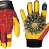 Gardening Gloves for Women and Men, Touchscreen Sheepskin Le...