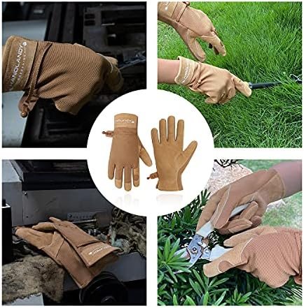 HANDLANDY Women Safety Work Gloves Utility Touch Screen Work...