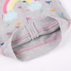 Baby Girl Zip-up Jacket Rainbow Unicorn Cotton Hoodie Sweats...