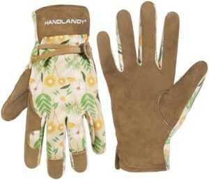 Gardening Gloves Women Breathable Ladies Thorn Proof Leather... Gardening Gloves Women Breathable Ladies Thorn Proof Leather...