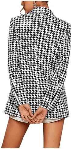 Floerns Women's Casual Long Sleeve Graphic Colorful Blazer W...