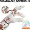 Vgo... Gardening Gloves for Women, Goatskin leather,Puncture...