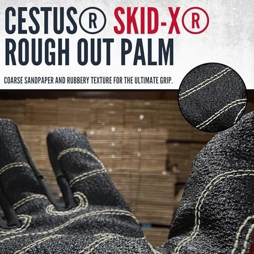 Cestus HandMax Series, Heavy Duty Work Gloves Men, High Abra...