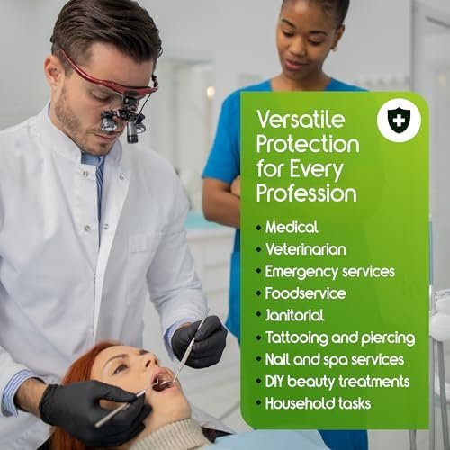 Inspire HEAVY DUTY 6Mil ORIGINAL Quality Stretch Nitrile Bla...